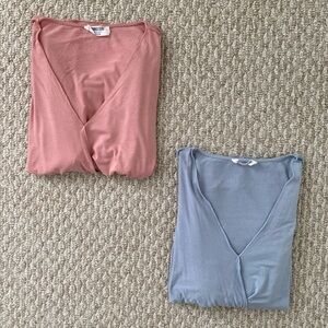 Vici Surplice Knit Top Bundle